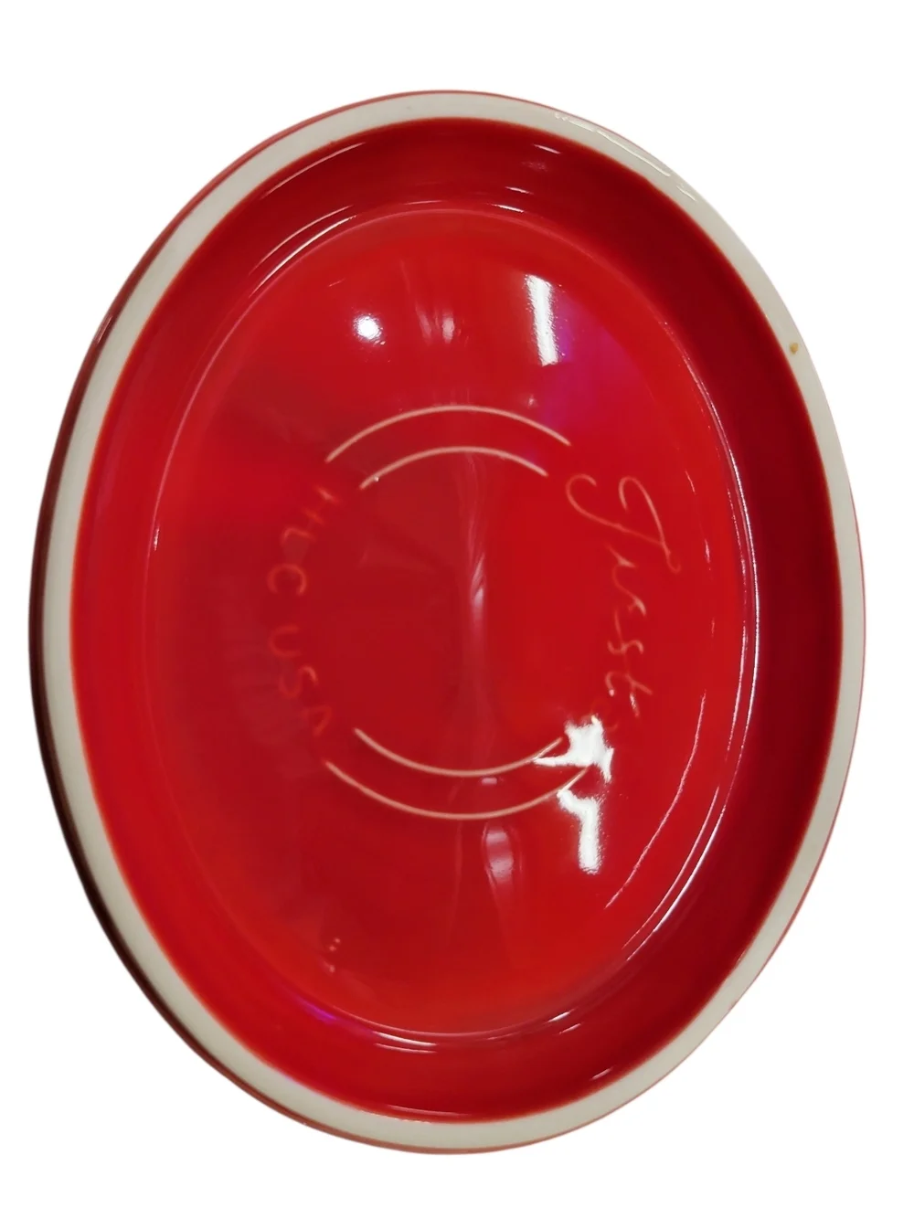 Fiesta® Scarlet Soap Dish 🔴 | Bathroom Accessory | Homer Laughlin